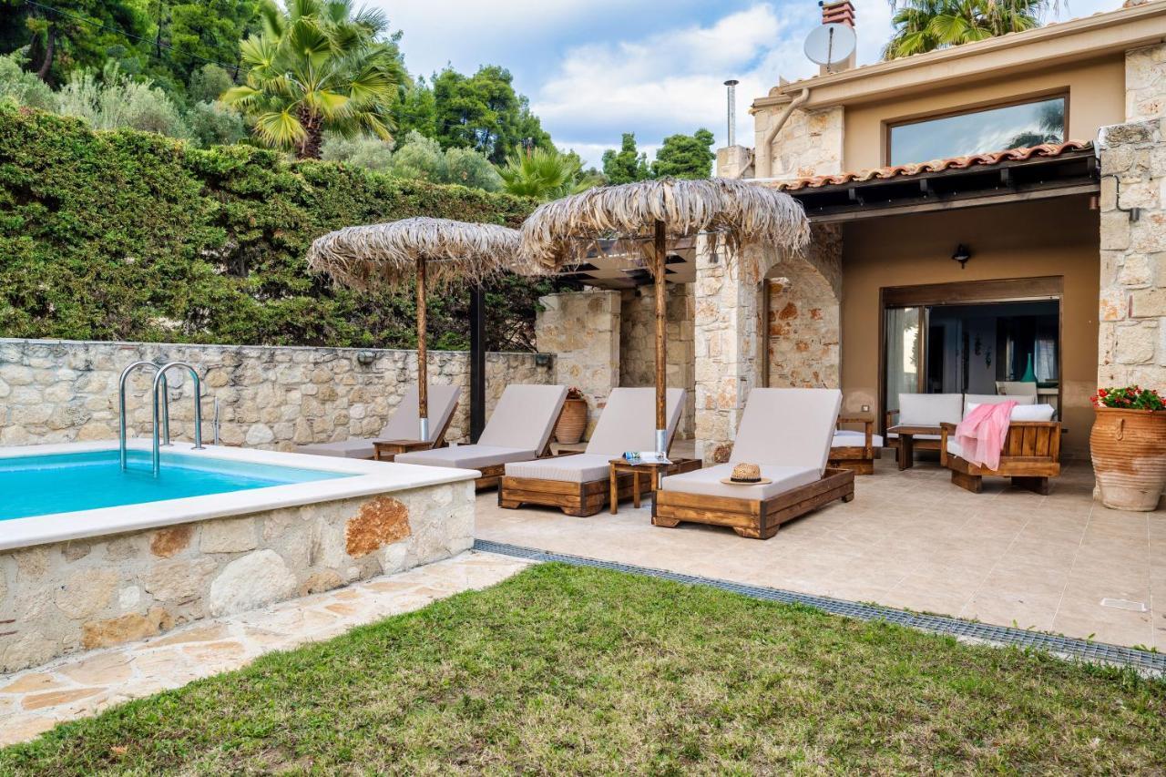 Palmrise Luxury Villas By Travel Pro Services - Nea Skioni Halkidiki Bagian luar foto