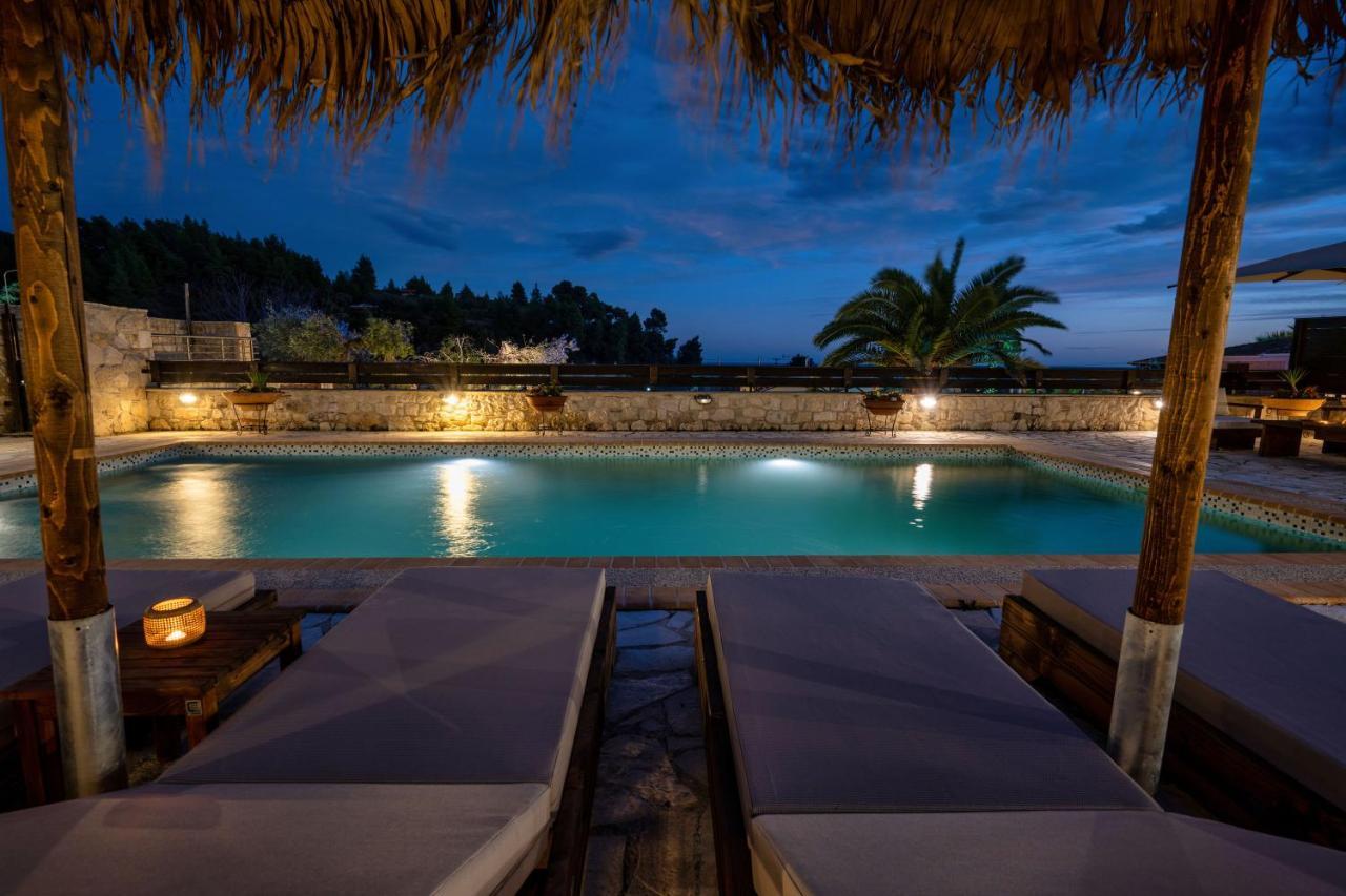 Palmrise Luxury Villas By Travel Pro Services - Nea Skioni Halkidiki Bagian luar foto