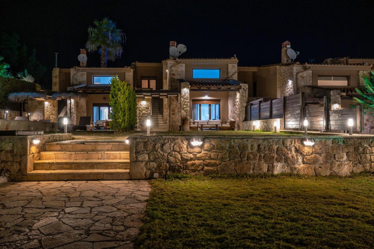 Palmrise Luxury Villas By Travel Pro Services - Nea Skioni Halkidiki Bagian luar foto